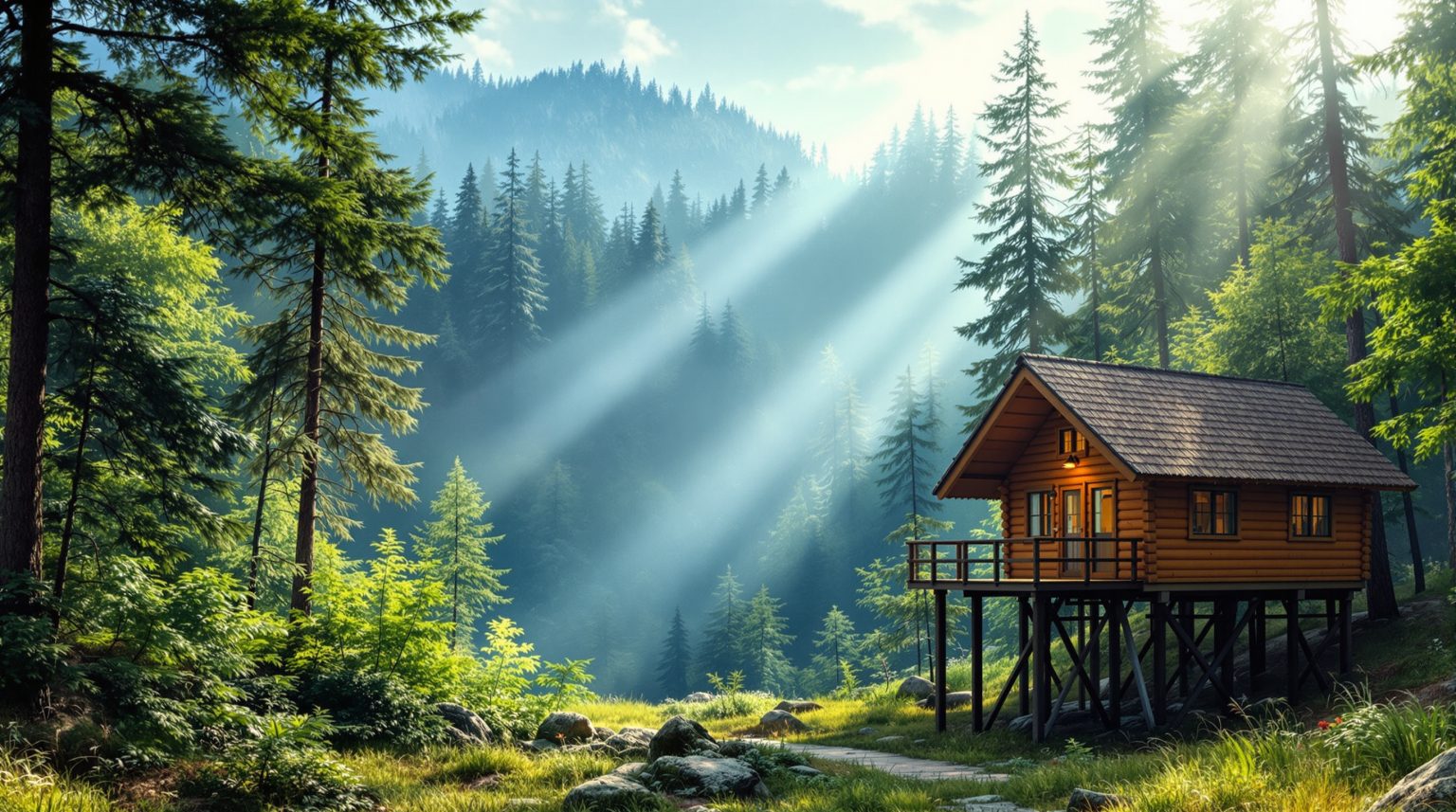 Chalet sur pilotis terrain non constructible : Guide complet pour construire légalement et durablement