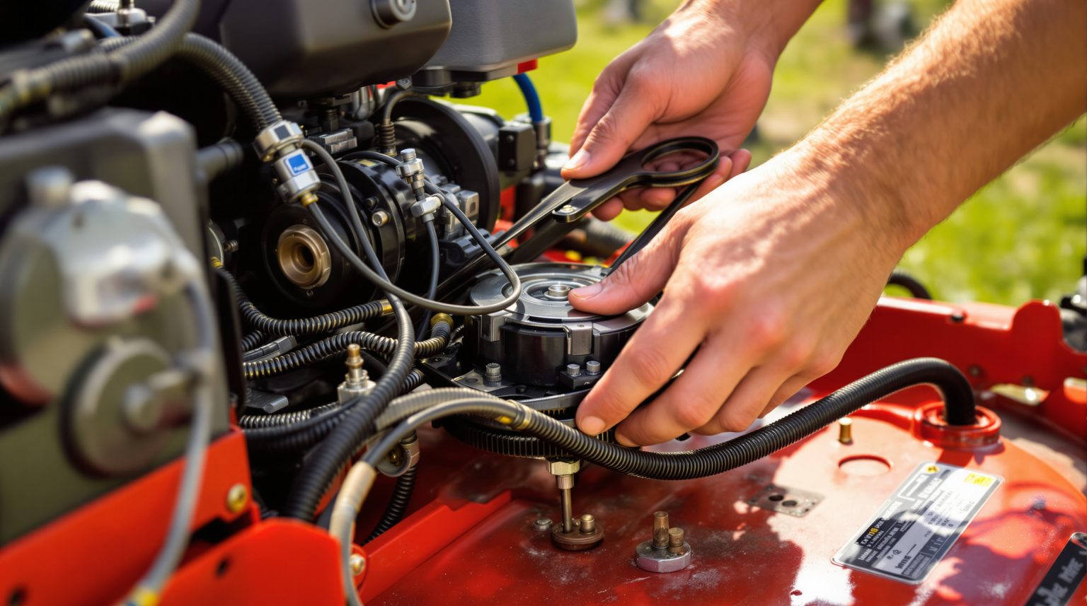 Problème enclenchement lame tracteur tondeuse : solutions simples pour réparer rapidement