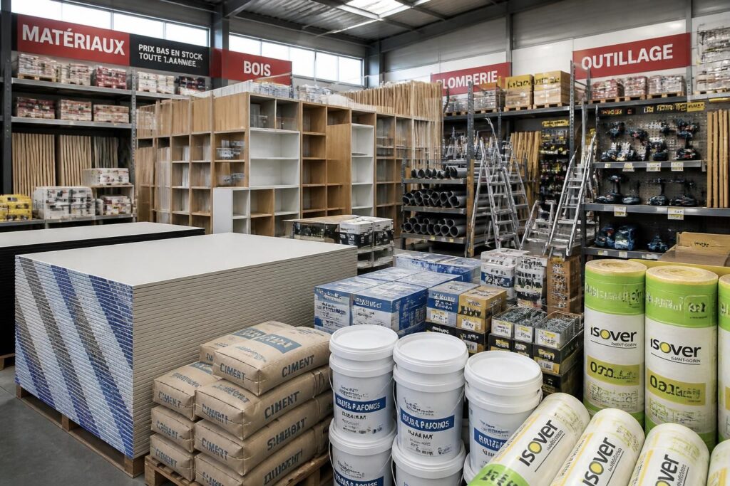 découvrez chez brico dépôt maubeuge les matériaux indispensables pour réussir tous vos travaux maison, du sol au plafond, à petits prix.
