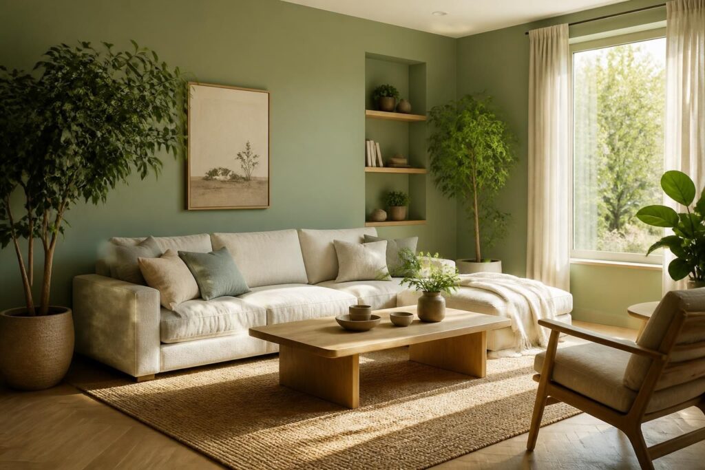 Vert sauge : comment cette teinte transforme votre intérieur en havre de paix découvrez comment la teinte vert sauge peut métamorphoser votre intérieur en un véritable havre de paix, apportant douceur et sérénité à votre décoration.